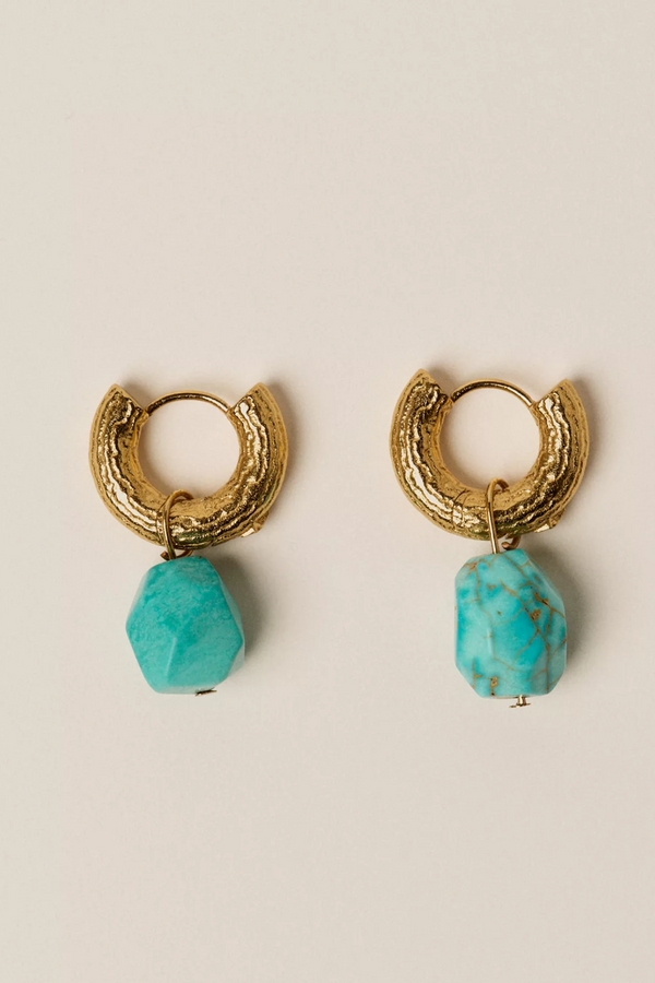 Sessùn Miu Turquoise Earrings - The Mercantile London