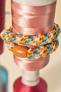 KKNEKKI Mix Terracotta Teal Hair Tie - The Mercantile London