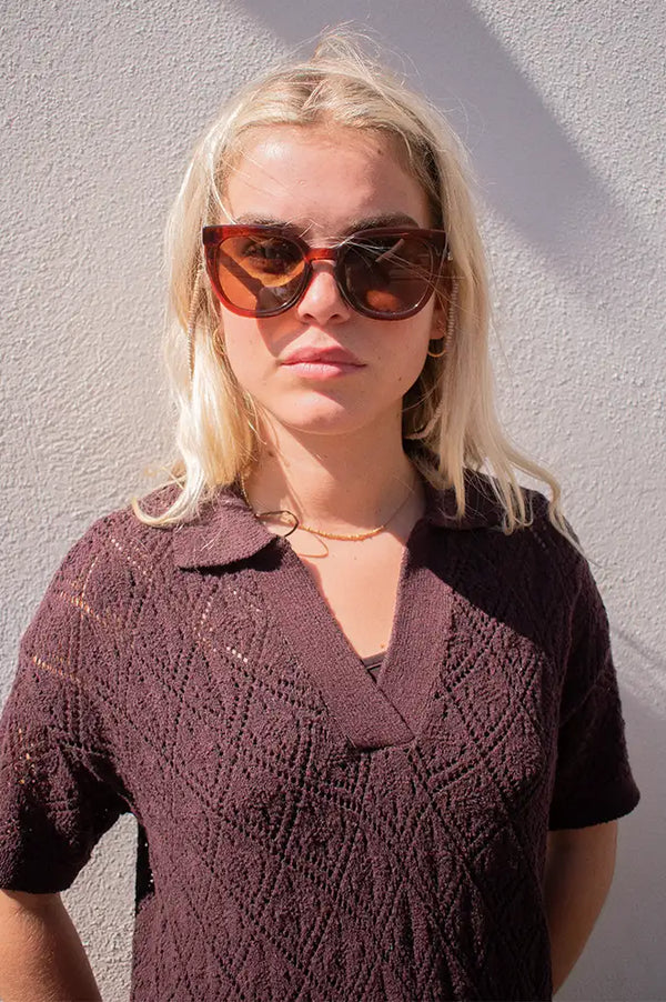 Eco Shades Mora Red Sunglasses - The Mercantile London