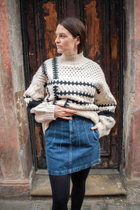 Seventy + Mochi Noah Denim Mini Skirt - The Mercantile London