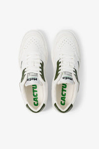 MoEa Gen1 Cactus White and Green Trainers - The Mercantile London