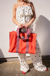 Moismont No.46 Cabas Jasper Canvas Bag - The Mercantile London