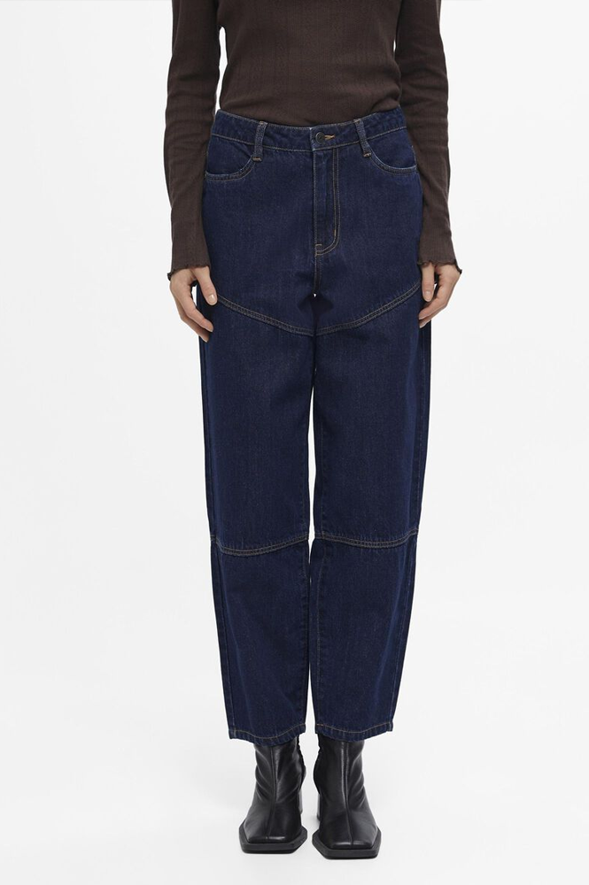 Object Moji Dark Blue Denim Jeans - The Mercantile London