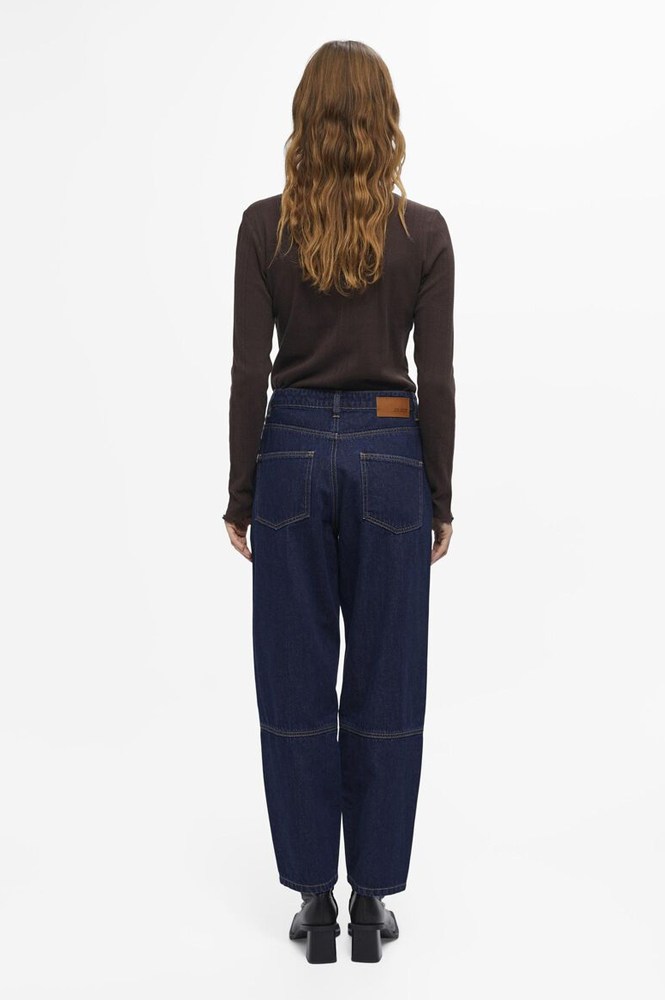 Object Moji Dark Blue Denim Jeans - The Mercantile London