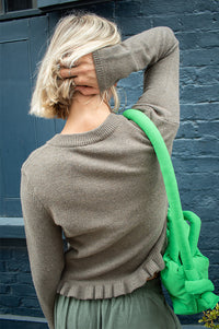 Object Elvina Morel Melange Cardigan - The Mercantile London
