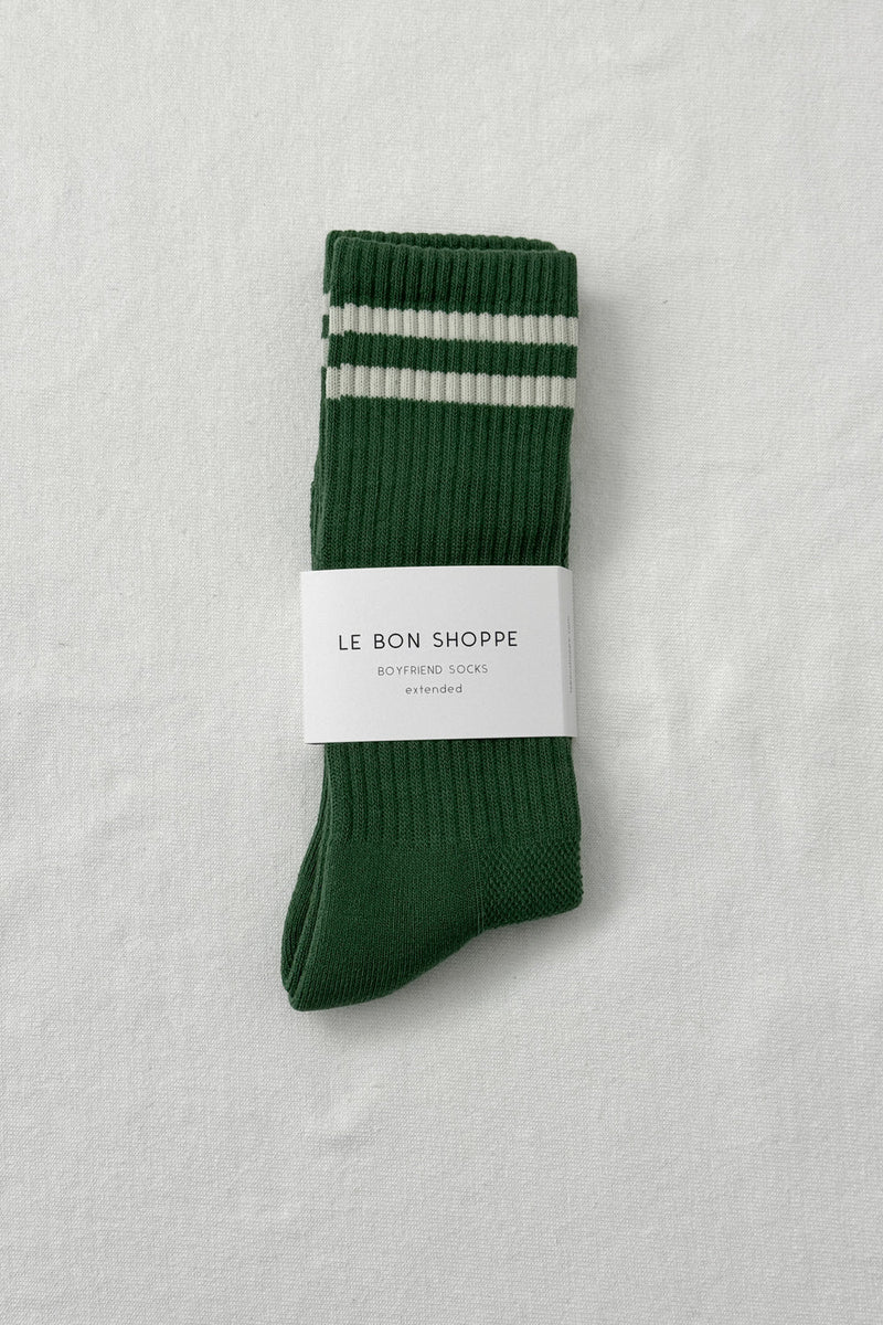 Le Bon Shoppe Extended Boyfriend Moss Socks - The Mercantile London