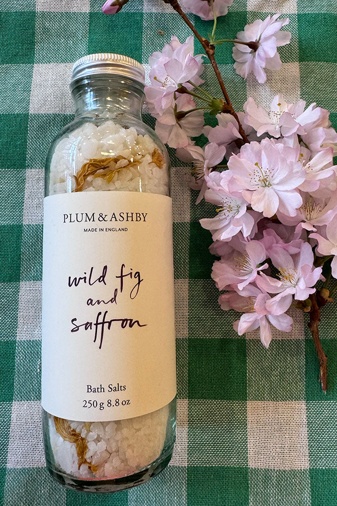Plum & Ashby Wild Fig & Saffron Bath Salts - The Mercantile London