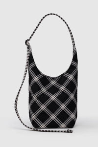 Baggu Small Nylon Mixed Plaid Sling Bag - The Mercantile London