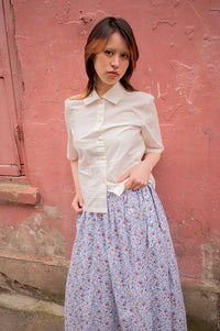 Thinking Mu Ane Vainica White Blouse - The Mercantile London