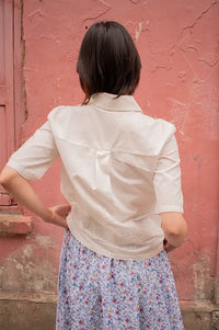 Thinking Mu Ane Vainica White Blouse - The Mercantile London