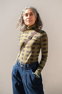 Thinking Mu Tangle Print Ellen Top