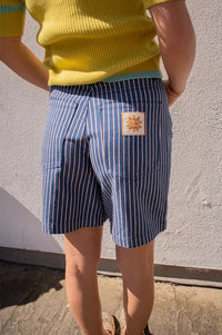 Thinking Mu Luisa Railway Stripes Shorts - The Mercantile London