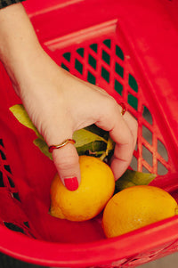 Nordic Muse Gold Chunky Irregular Band Ring - The Mercantile London