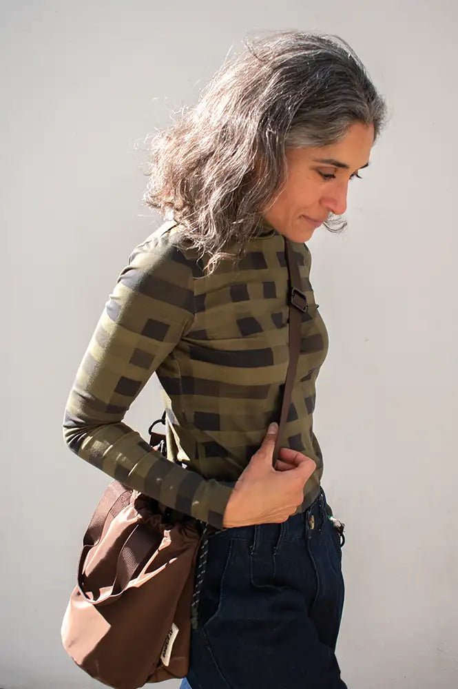 Thinking Mu Tangle Print Ellen Top