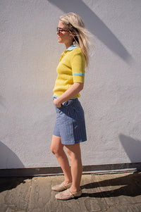 Dr Bloom Trina Gold Knitted Top - The Mercantile London