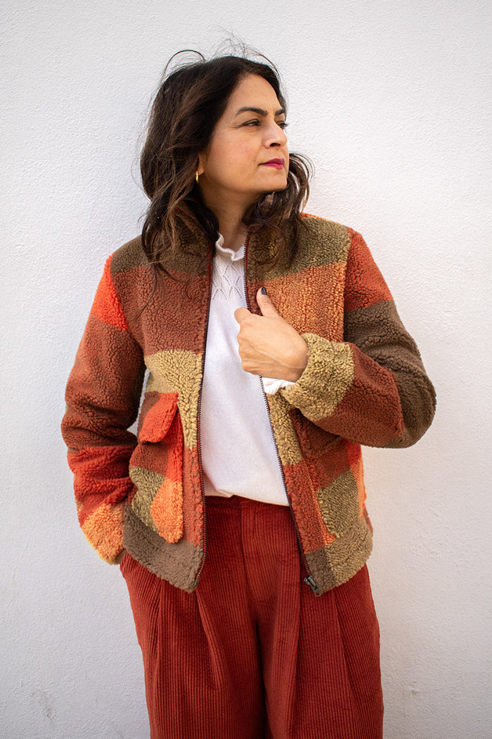 Thinking Mu Sophie Creck Checks Jacket - The Mercantile London