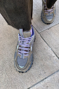 Saucony Grid Aura X Dark Grey/ Mud Trainers - The Mercantile London