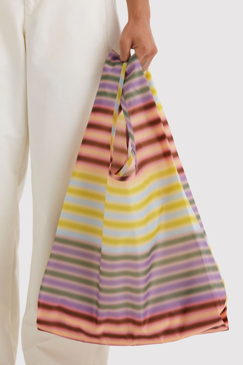 Baggu Multi Gradient Stripe Standard Reusable Bag - The Mercantile London