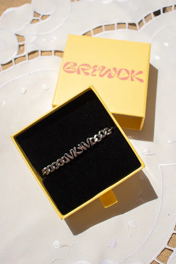 Briwok Mum Silver Bracelet - The Mercantile London