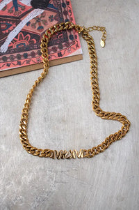 Briwok Mum Gold Necklace