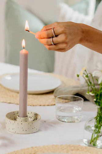 St. Eval Atlantic Mushroom Dinner Candles - The Mercantile London