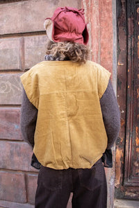 Object Pella Fennel Seed Sleeveless Jacket - The Mercantile London
