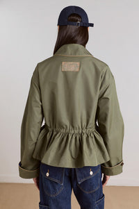 Damson Madder Myrtle Sage Trench Coat - The Mercantile London