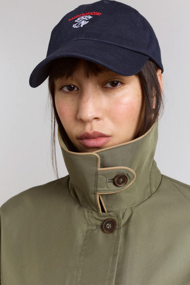 Damson Madder Myrtle Sage Trench Coat - The Mercantile London