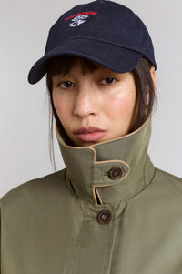 Damson Madder Myrtle Sage Trench Coat - The Mercantile London