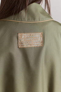 Damson Madder Myrtle Sage Trench Coat - The Mercantile London