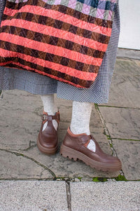 Naguisa Lyra Mahogany Ankle Boots - The Mercantile London
