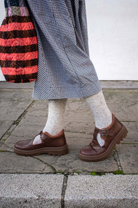 Naguisa Lyra Mahogany Ankle Boots - The Mercantile London