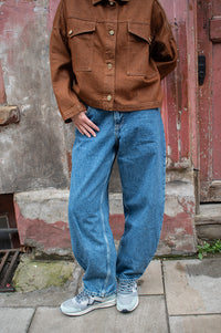 Dr Denim Nanci Stream Mid Retro Jeans - The Mercantile London