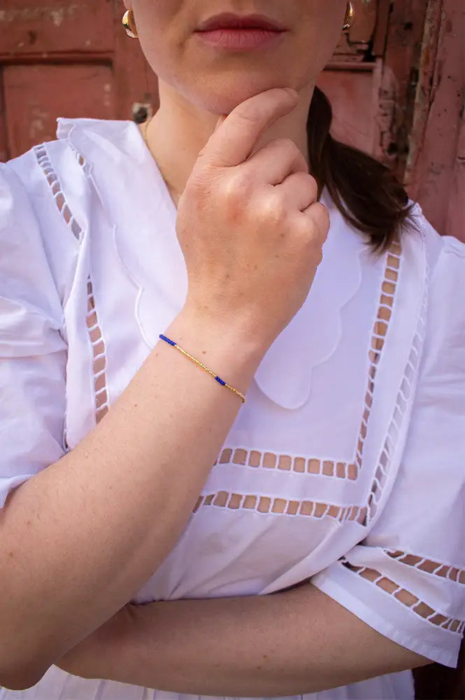 Anni Lu Asym Navy Bracelet - The Mercantile London