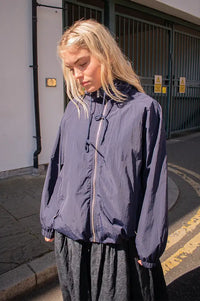 Suncoo Derek Blue Night Windbreaker Jacket - The Mercantile London
