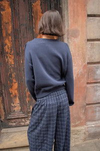 Maison Anje Borelato Navy Sweatshirt - The Mercantile London