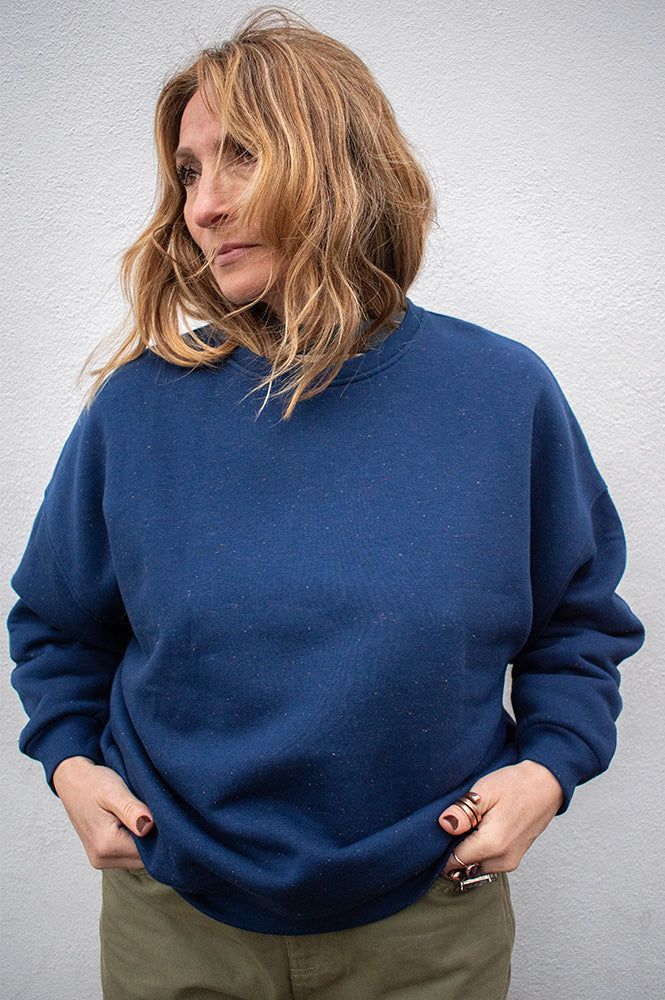 Sessùn Chebbi Blazer Blue Sweatshirt