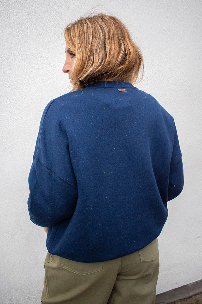 Sessùn Chebbi Blazer Blue Sweatshirt