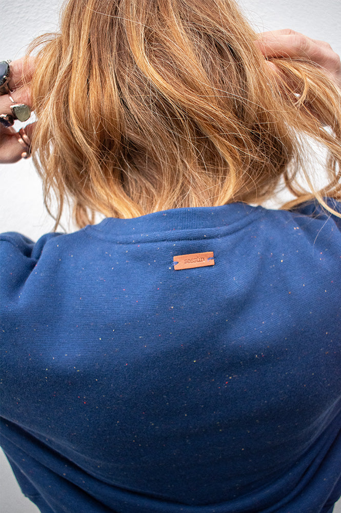 Sessùn Chebbi Blazer Blue Sweatshirt