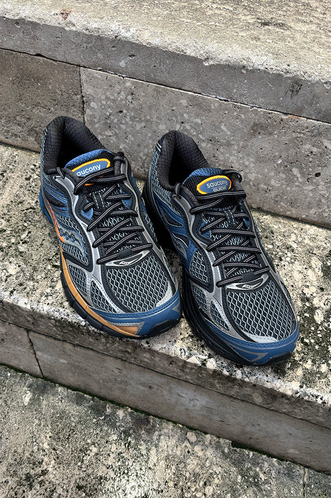 Saucony Progrid Guide 7 Key Largo & Black Trainers