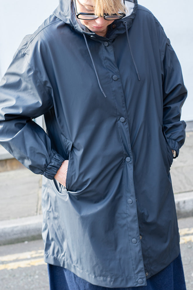 Tantä Mis Navy Raincoat - The Mercantile London