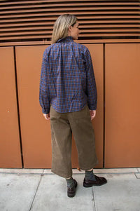Artlove Solaria Blue Check Blouse