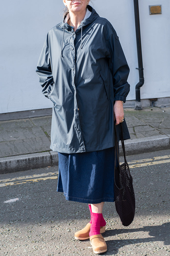 Tantä Mis Navy Raincoat - The Mercantile London