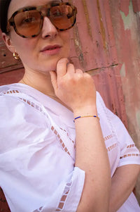 Anni Lu Asym Navy Bracelet - The Mercantile London