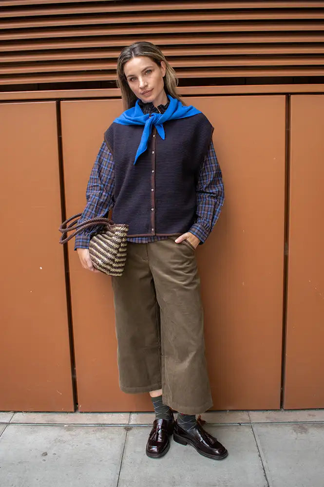 Anne Mi Aya Demitasse Knit Waistcoat