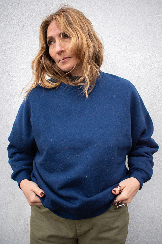 Sessùn Chebbi Blazer Blue Sweatshirt