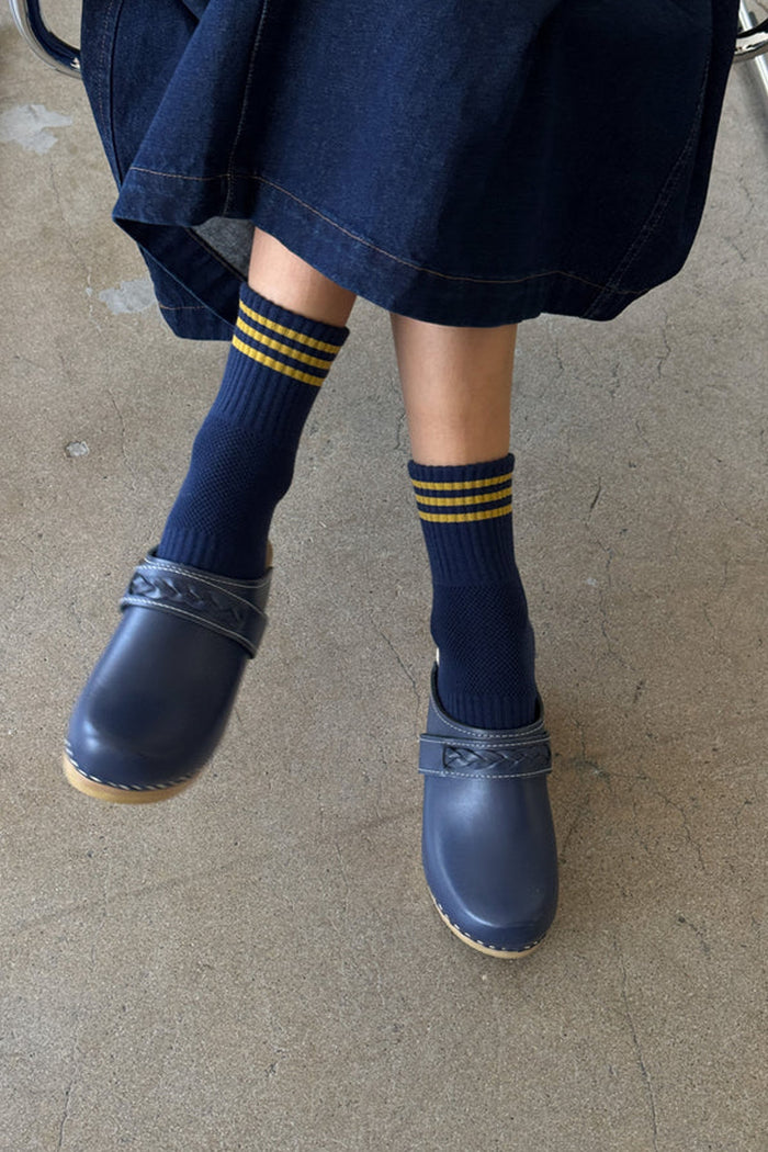 Le Bon Shoppe Girlfriend Navy Socks - The Mercantile London