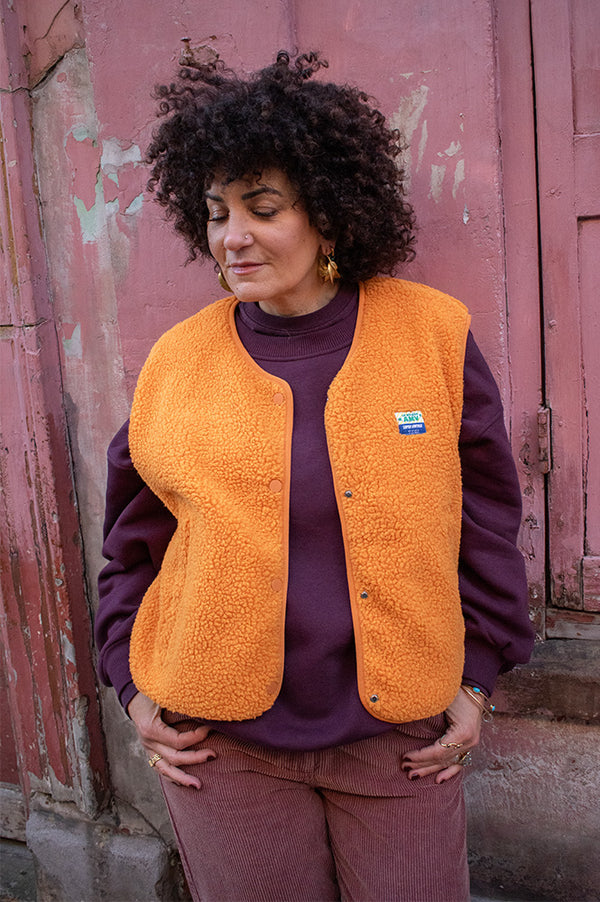 American Vintage Hoktown Nectarine Sleeveless Jacket