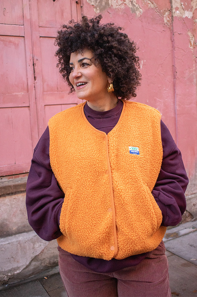 American Vintage Hoktown Nectarine Sleeveless Jacket