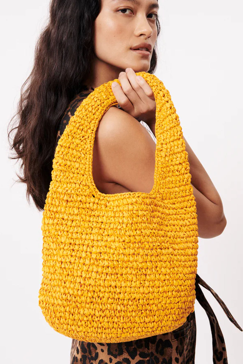 FRNCH Nessa Crochet Mango Bag - The Mercantile London